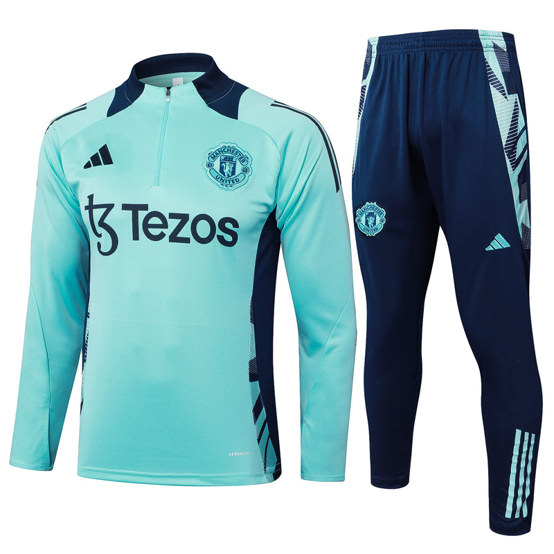 KIT PRÉ JOGO - MANCHESTER UNITED - AZUL