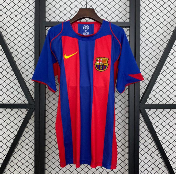 Camisa Barcelona 04/05 Home Retrô