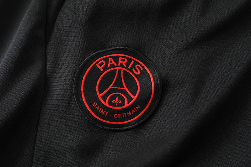 KIT PRÉ JOGO - PARIS SAINT GERMAIN (PSG) - PRETO E AZUL ESCURO