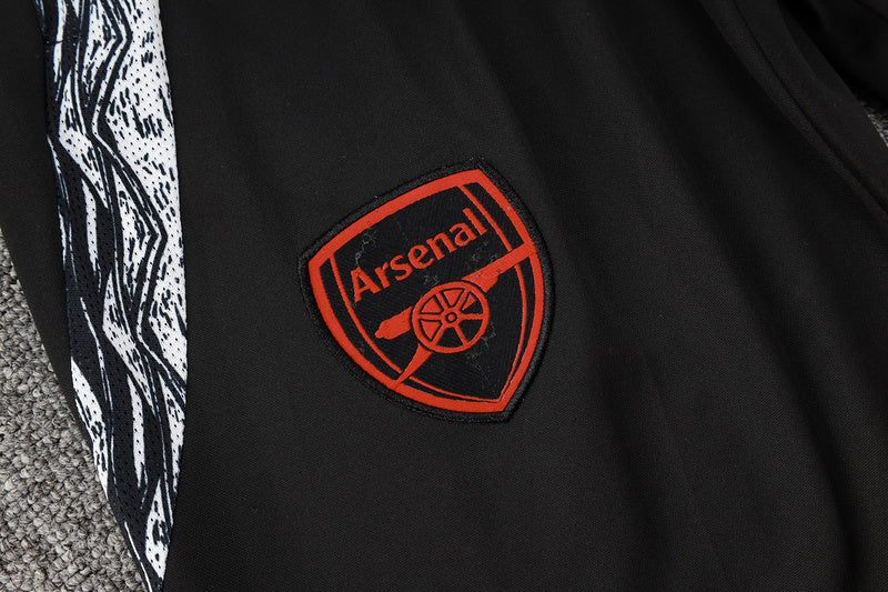 KIT PRÉ JOGO - ARSENAL - PRETO, VERMELHO E VERDE - 24/25