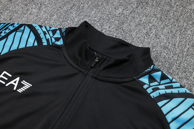 KIT PRÉ JOGO - NAPOLI - PRETO - 24/25