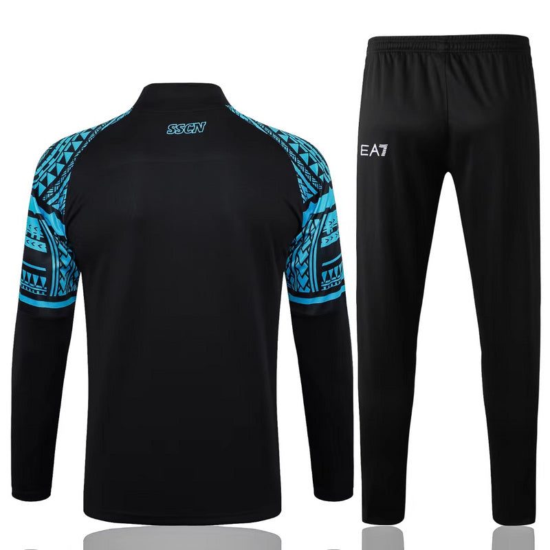KIT PRÉ JOGO - NAPOLI - PRETO - 24/25