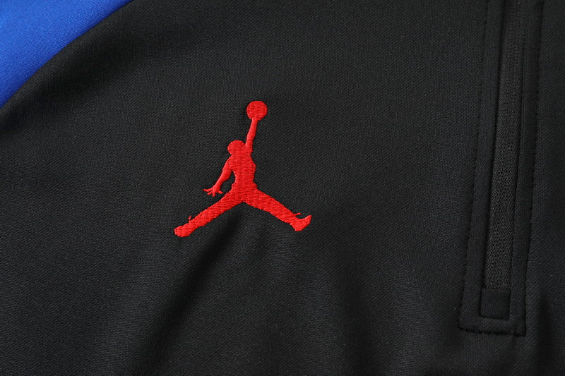 KIT PRÉ JOGO - PARIS SAINT GERMAIN (PSG) - PRETO E AZUL ESCURO