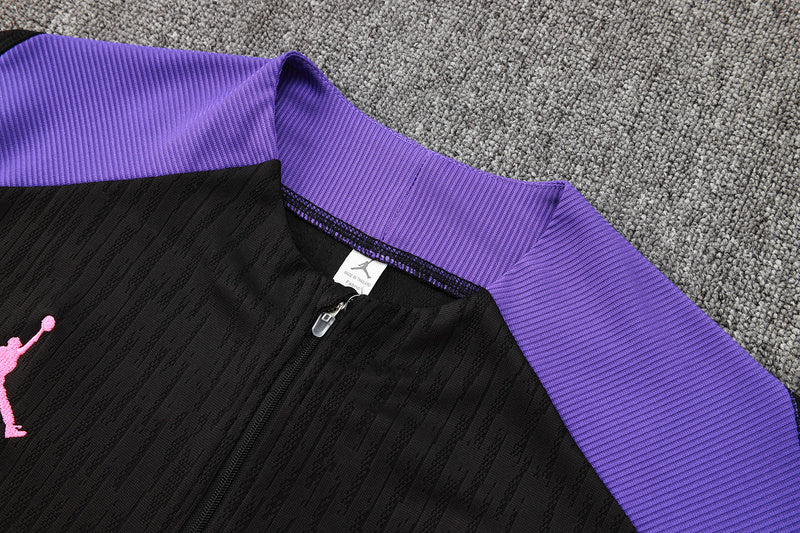 KIT PRÉ JOGO - PARIS SAINT GERMAIN - PRETO E ROXO - 24/25