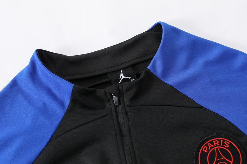 KIT PRÉ JOGO - PARIS SAINT GERMAIN (PSG) - PRETO E AZUL ESCURO