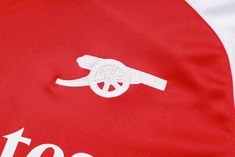 KIT PRÉ JOGO - ARSENAL - VERMELHO E BRANCO - 24/25
