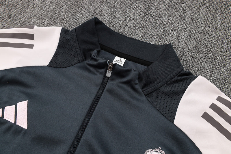KIT PRÉ JOGO - REAL MADRID - PRETO E CINZA - 24/25