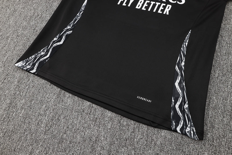 KIT PRÉ JOGO - ARSENAL - PRETO, VERMELHO E VERDE - 24/25