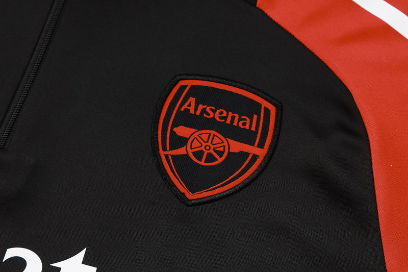 KIT PRÉ JOGO - ARSENAL - PRETO, VERMELHO E VERDE - 24/25