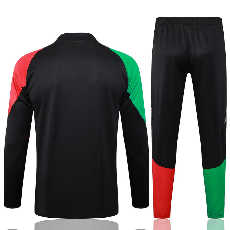 KIT PRÉ JOGO - ARSENAL - PRETO, VERMELHO E VERDE - 24/25